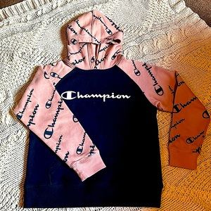 CHAMPION Authentic Hoodie with front pocket - Yth Med